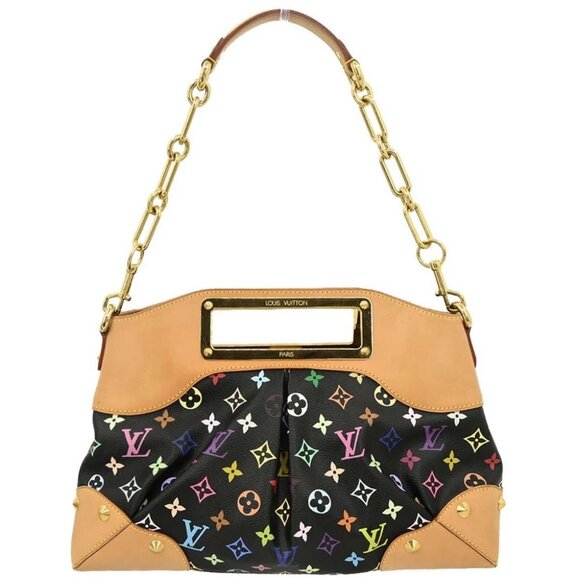 Louis Vuitton Black Multicolor Judy MM 2way Handbag - Picture 1 of 10